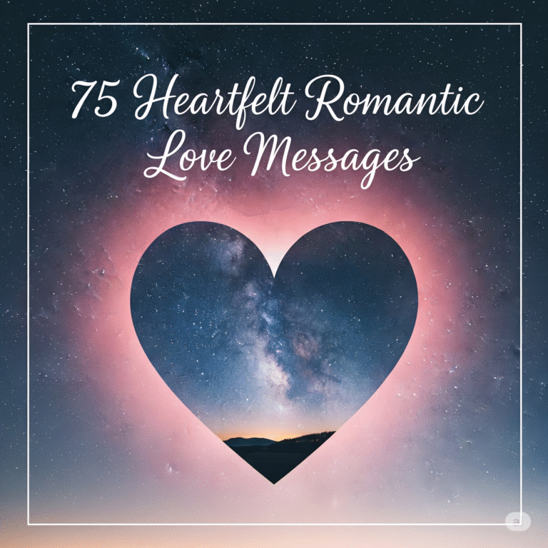 75 Romantic Love Messages
